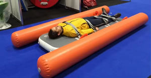 Tandu Ambulans Tiup Portabel PVC Kedap Udara Pabrik Peralatan Penyelamatan Darurat Medis Kasur Vakum Udara Tiup - Product Image 6