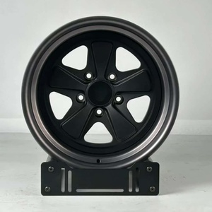 <span class=keywords><strong>ล้อ</strong></span>อะลูมิเนียมฟอร์จสีดำเงา/สีเงินสไตล์เรโทรคลาสสิก ขนาด <span class=keywords><strong>18</strong></span> นิ้ว สำหรับรถปอร์เช่ 911/930/964/993 - Product Image 2