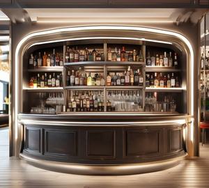 Mostrador de barra trasero comercial Muebles de barra Personalización Suministros de equipo de barra - Product Image 3