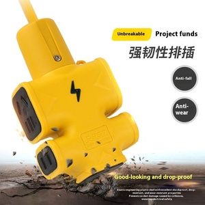 Công Suất Cao Hai Lõi 1.5mm ² Dây Đồng Mở Rộng Dây Kỹ Thuật Sàn Lau Ổ Cắm Chống-Mùa Thu Dòng Hội Đồng Quản Trị Dài Power Strip Cho Lau - Product Image 1