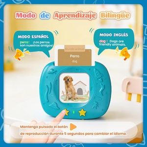 Tableta <span class=keywords><strong>de</strong></span> Aprendizaje para Niños OEM, 156 Páginas, Tarjetas <span class=keywords><strong>de</strong></span> Memoria Flash con Función Tocar y Leer, 20 Juegos, Juguete Montessori, Alfabeto, Fonética, Matemáticas, Colores, Formas, Canciones - Product Image 5