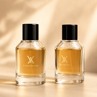 Flacons de parfum en verre vides de 30 ml, 50 ml, 100 ml, flacon pulvérisateur rond pour parfum, logo personnalisé, flacon de parfum de luxe