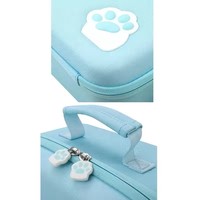Étui de transport universel réglable avec bandoulière, coque rigide en EVA, design antichoc, ensemble complet d'accessoires pour console de jeu