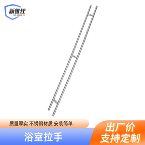 Xin Xiong Jia Stainless Steel <b>Door</b> Handle For Glass Wooden <b>Doors</b> Modern Design Easy Installation Ambidextrous Metal Hardware - Product Image 5