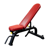 Banc Commercial en série inclinée, banc d'exercice plat réglable et pliable, haltère assis, support de poids