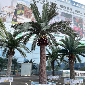 Tùy Chỉnh Lớn Màu Đỏ Màu Hồng Giả Nhựa Cây Cọ Nhà Trong Nhà Ngoài Trời Trang Trí Nội Thất Màu Faux Cây Dừa Lớn Màu Xanh Lá Cây Nhân Tạo Cây Cọ - Product Image 6