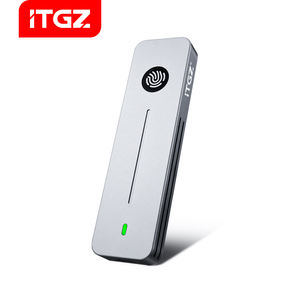 صندوق sd <span class=keywords><strong>M</strong></span>.<span class=keywords><strong>2</strong></span> بتشفير بصمة الإصبع ITGZ 9210B NVME/SATA ثنائي البروتوكول صندوق خارجي SSD محمول - Product Image 1