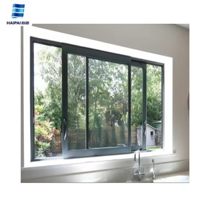 Hiện đại Châu Âu Thiết kế phòng ngủ mức độ trượt kính nhôm cửa sổ trượt trơn tru trở lên trượt cửa sổ nhôm cửa sổ Sash - Product Image 1