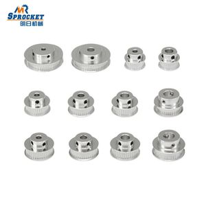 Poulie de distribution T2.5 T5 T10 AT5 AT10 GT2 GT3 GT5 3M 5M 8M poulie de distribution en aluminium pour moteur à courant continu - Product Image 2