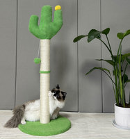 Planche à gratter verticale durable pour chats en sisal sans perte de cheveux Cadre de poteau d'escalade pour chats Jouet d'auto-divertissement pour chats