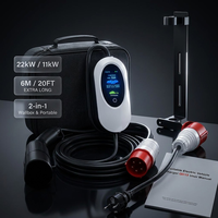 Chargeur EV portable, chargeur de véhicule électrique, station de recharge EV type 2, chargeur de voiture électrique, fabricant OEM ODM