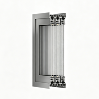 Fenêtre de cuisine extérieure certifiée australienne, sur mesure, couleur personnalisée, double vitrage, verre trempé, cadre en alliage d'aluminium, horizontale