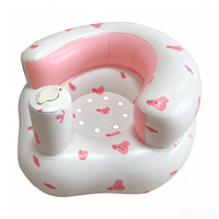Nouveau Fauteuil Gonflable Moderne pour Bébé en PVC Confortable pour une Parentalité Mains Libres Chambre Salle de Bain Salon Parc Utilisation Extérieure