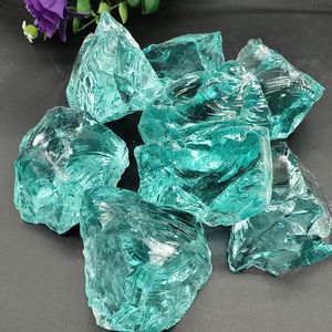 Rocas Decorativas de Vidrio Sólido para Paisajismo, Fragmentos de Vidrio Roto de Colores, Forma Curva para Decoración de Jardines, Gaviones, Piscinas y Caminos - Product Image 6