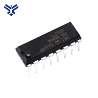 Circuit intégré de commande de moteur L293D, quadruple pont demi-H, DIP-16 à montage traversant, 600mA, PWM, pour moteur pas à pas CC et applications robotiques, vente en gros, en stock