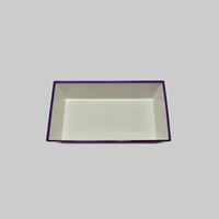 Vaisselle d'avion en ABS moulé par injection plastique, couleur personnalisée, 2/3 plateaux, logo client, dimensions 274*255*15mm, poids 190g, Atlas Aéronautique