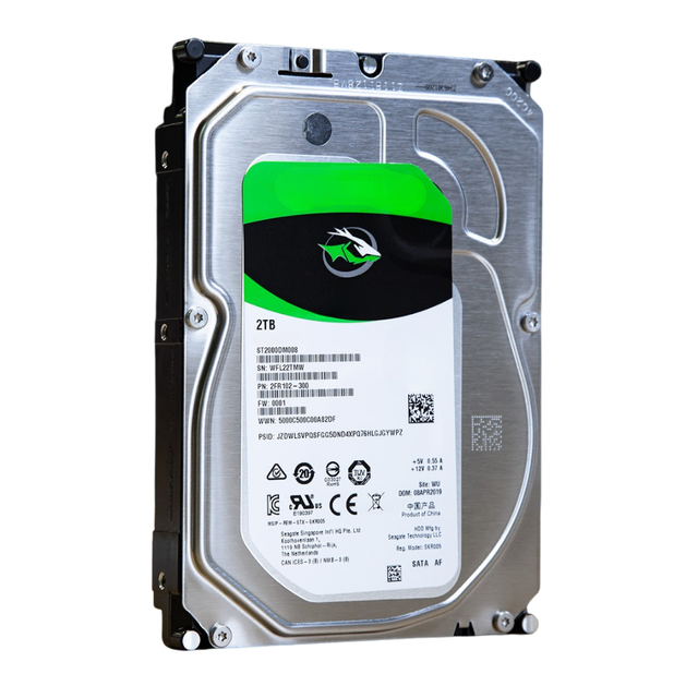New Original 2TB Desktop HDD 3.5 Inch 6Gb/s 7200RPM 256MB Internal Hard Drive for PC Storage ST2000DM008 2TB Large Storage Capac