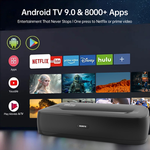 4k 3dlp Laser tất cả trong một máy chiếu siêu ngắn ném nạp tiền được xây dựng trong pin cao lumens chuyên nghiệp rạp hát tại nhà TV văn phòng - Product Image 4