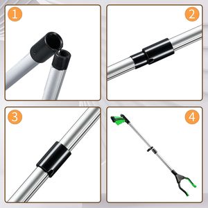32 inch recogedor de <span class=keywords><strong>basura</strong></span> herramienta de agarre pinza Para <span class=keywords><strong>basura</strong></span> rác picker trsah picker Gripper Grabber công cụ - Product Image 5
