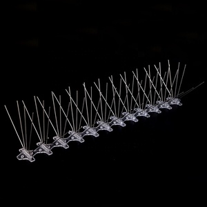 Großhandel Hochwertiger Edelstahl Metall dorn Anti Taube Bird Spike mit Kunststoff boden - Product Image 5