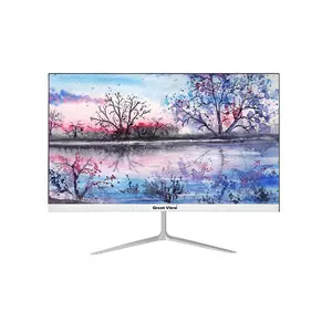 24 inch LCD IPS monitor 75hz computer monitor LED white Curved Screen monitor Great View