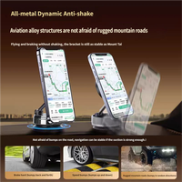 Pengait Ponsel Magnetik Vakum N54 Heavy Duty untuk Mobil, Dudukan Ponsel Dashboard Full Metal untuk Truk Logistik & Armada, Pengait Mobil Daya Hisap Tinggi