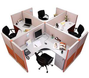 Mobilier de bureau <span class=keywords><strong>Cloison</strong></span> à base de carrelage <span class=keywords><strong>Cloison</strong></span> de bureau 3 personnes Poste de travail - Product Image 3