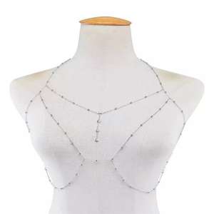 <b>Fashionable</b> Diamond <b>Body</b> <b>Chain</b> Sexy Diamond Chest <b>Chain</b> Jewelry Women's Seaside Clothing Accessories - Product Image 6