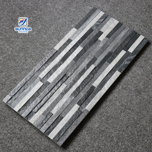 Azulejos de pared de cerámica exterior 30x60cm casa antideslizante exterior azulejo de exterior mate esmaltado de piedra natural áspera - Product Image 3