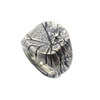 Nouveau Modèle Fait Sur Commande 925 Argent Style Gothique Hommes Bague