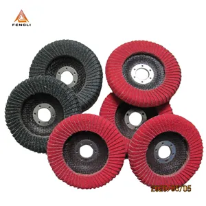 Disco Flap Disc Zirconio 180X22.2mm Aluminium Oksida dengan Fiberglass Ruang Bawah Tanah