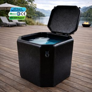 Baignoire carrée gonflable professionnelle en Drop Stitch haute densité, <span class=keywords><strong>rigide</strong></span> et stable pour usage commercial en salle de sport et <span class=keywords><strong>spa</strong></span> - Product Image 1