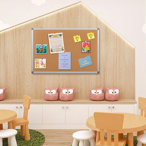 Trung Quốc Nhà Sản Xuất Bán Buôn Khung Nhôm Nút Chai Kết Hợp Bảng Trắng Hangable Thông Báo Ban - Product Image 3