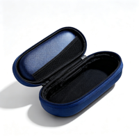 Mini étui de transport rigide en EVA étanche avec fermeture éclair pour le rangement d'accessoires électroniques portables