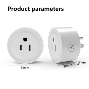 Enchufe Inteligente WIFI Tuya con Enchufe Estadounidense, Control Remoto con Alexa y Google Home - Product Image 2