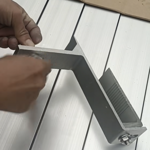 Panneaux solaires AL6005-T5 finition anodisée de toit simple avec <span class=keywords><strong>crochet</strong></span> de toit en <span class=keywords><strong>ardoise</strong></span> pour système de montage solaire - Product Image 6