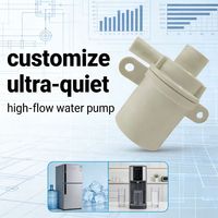 Bomba de Agua de CC sin Escobillas de 24 V, Duradera, de Grado Alimenticio, de Alta Eficiencia, Compacta y de Baja Presión para Dispensador de Agua y Máquina de Hielo