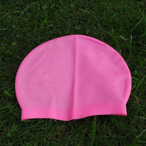 Bonnets de bain pour adultes, hommes et femmes, grandes tailles, en silicone, multicolores, motifs unis, pour la natation et les sports nautiques, vente directe d'usine Yiwu - Product Image 3
