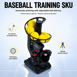 Máquina automática de lanzamiento de béisbol para interiores, lanzador eléctrico de bolas curvas y rápidas para práctica de bateo individual, OEM/ODM de fábrica - Product Image 4