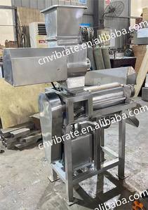 آلة عصر وتصنيع العصائر الصناعية من الفولاذ المقاوم للصدأ من VBJX للفواكه والخضروات مثل البرتقال والأناناس - Product Image 2