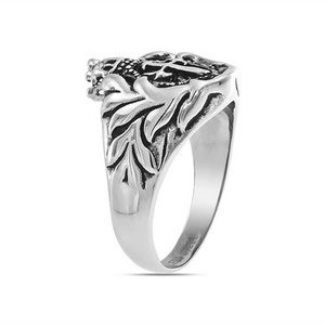 Anillo de Acero Inoxidable con Diseño de Espada Medieval para Hombre, Regalo para el Día del Padre - Product Image 2