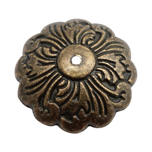 Chengyu M1208 - Remache Decorativo Floral de 22 mm, Aleación de Zinc, Bronce Antiguo, para Puerta, Sofá, Muebles - Product Image 2