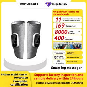 Masajeador de piernas eléctrico completamente automático Zhangjia personalizado para el hogar, Meridiano de pantorrilla, dragado, vena, amasado, artefacto de masaje para piernas - Product Image 2