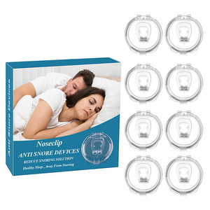 Vente en gros, pince-nez magnétique anti-ronflement en silicone pour mieux dormir, dilatateur nasal, dispositif anti-ronflement, pince-nez pour apnée - Product Image 1