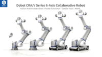 DOBOT CR5AS, Robot Colaborativo Industrial de 6 Ejes con Carga Útil de 5 kg, Protección Contra Colisiones Sin Contacto SafeSkin