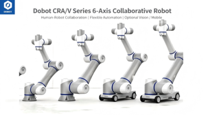เทคโนโลยี SafeSkin หุ่นยนต์ร่วมปฏิบัติงาน <span class=keywords><strong>DOBOT</strong></span> CR5AS ความแม่นยำ ±0.02 มม. 6 แกน รับน้ำหนักได้ 5 กก. โคบอทสำหรับประกอบอุปกรณ์อิเล็กทรอนิกส์ - Product Image 6