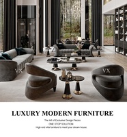 Fournisseur de meubles de villas haut de gamme, ensemble de canapés de haute qualité, solutions de meubles de luxe tout-en-un pour architectes et designers d'intérieur