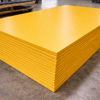 Plaque en plastique UHMWPE industrielle certifiée CE ISO, 15mm-20mm, résistance à la rupture 2900N/cm, absorption d'eau <0,01%, pour l'exploitation minière