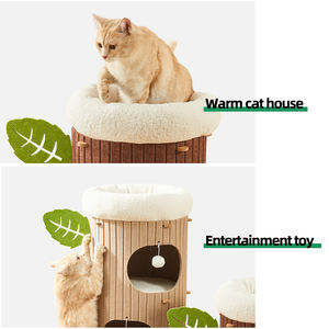 卸売 二層・三層ツリーホールデザイン猫トンネルハウス - Product Image 3