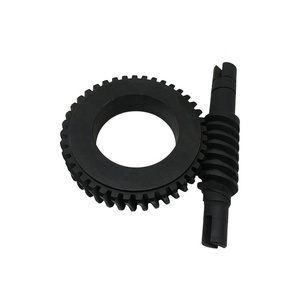 공장에서 다양한 시리즈의 M2 M2.5 M3 혼합 웜 휠 웜 기어 20 29 30 40 톱니 기어를 생산합니다 - Product Image 1